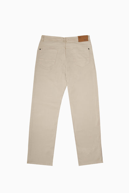 Tan Cotton Denim